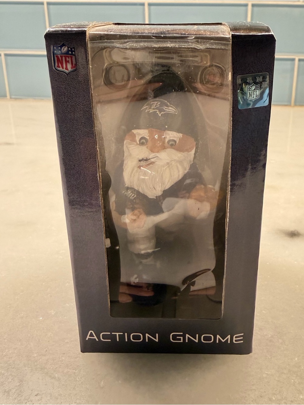 Baltimore Ravens NFL Action Gnome Forever Collectibles Football Figurine w/ Box